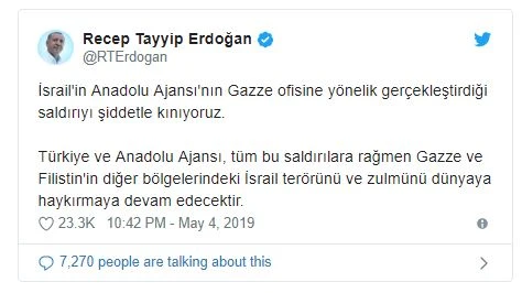 Ankara'dan Gazze'de AA ofisini vuran İsrail'e tepki